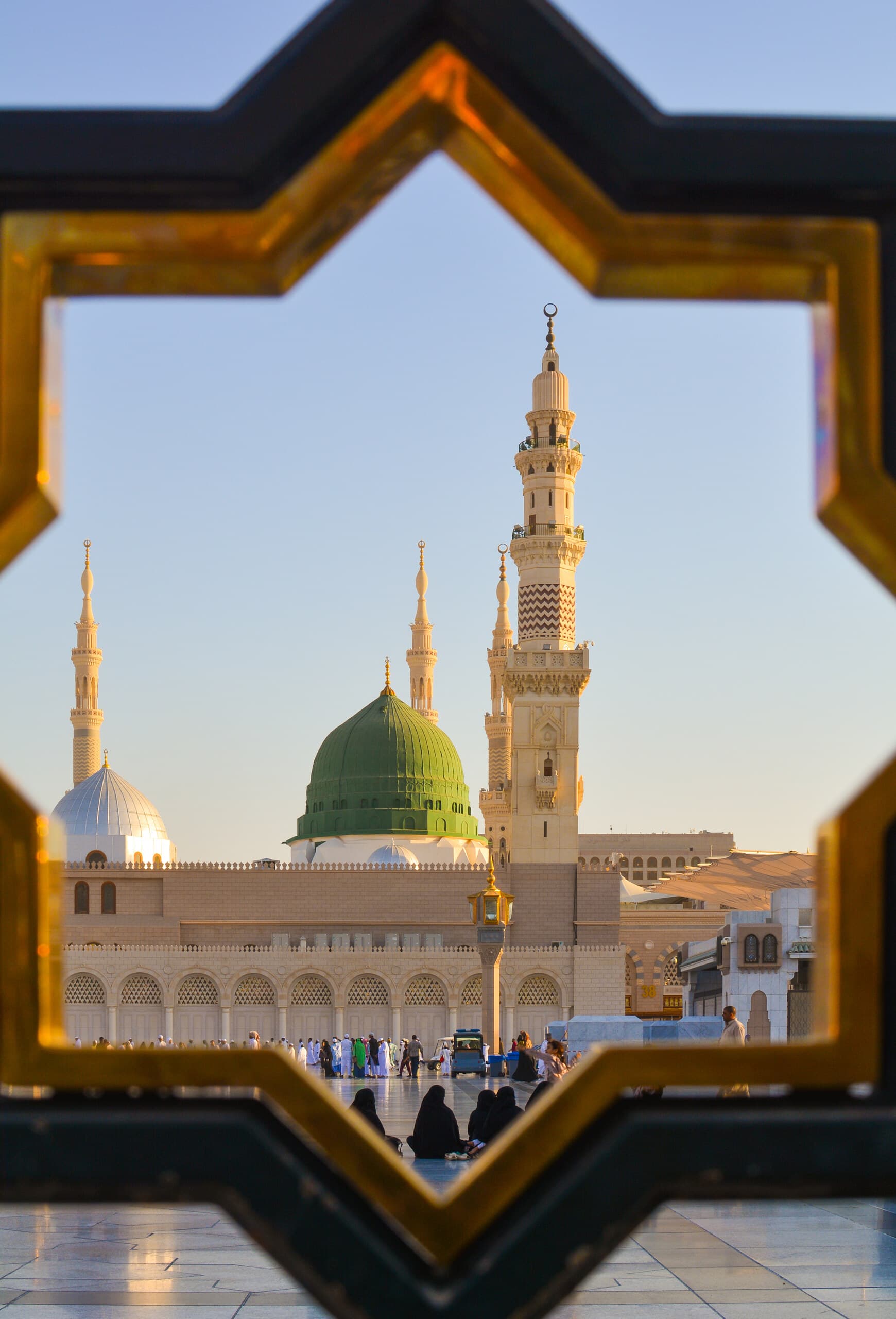 المدينة — المسجد النبوي والقبة الخضراء